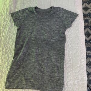 Gray Short Sleeve lululemon Top